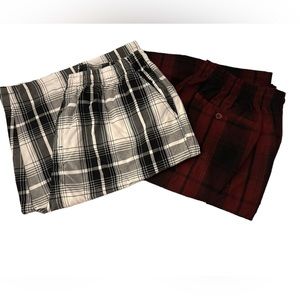New! Two pair of elastic shorts